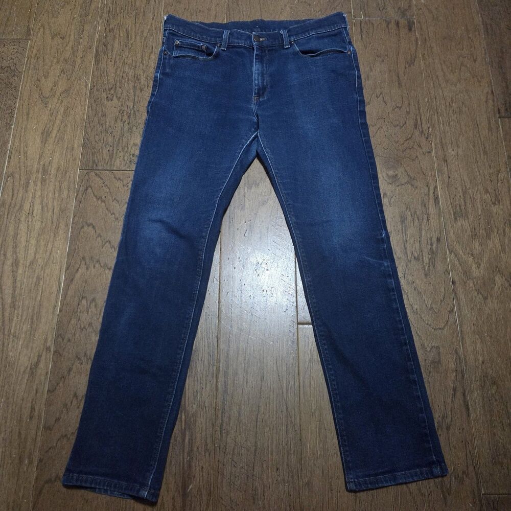 Mott & Bow Jeans Mens 34x32 Blue Slim Straight Oliver Stretch Denim Pants 32x32